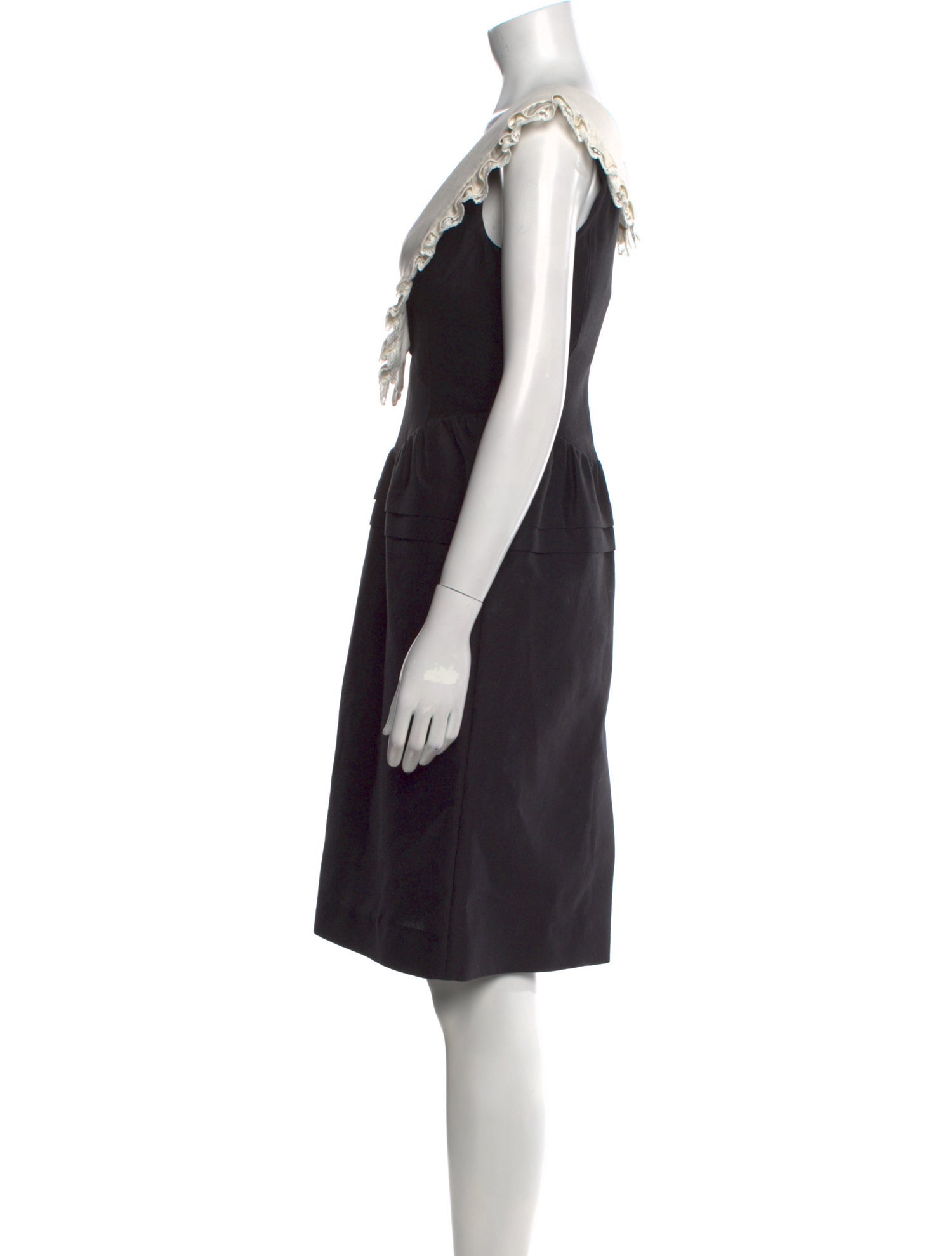 Shushu/tong Colorblock Pattern Knee-Length Dress w/ Tags
