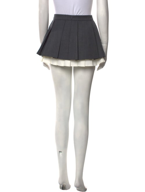 Shushu/tong Pleated Accents Mini Skirt