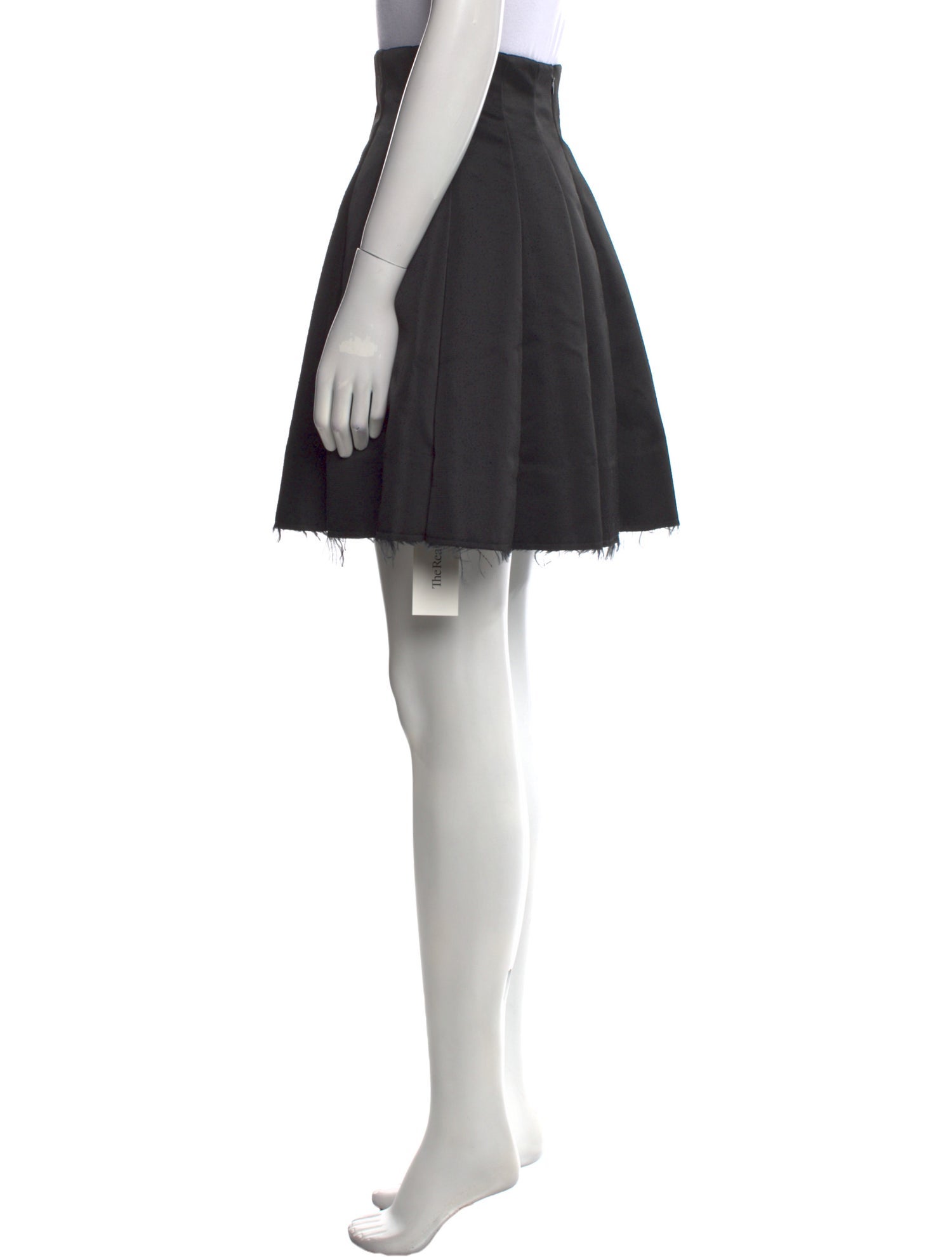 Shushu/tong Raw-Edge Trim Mini Skirt