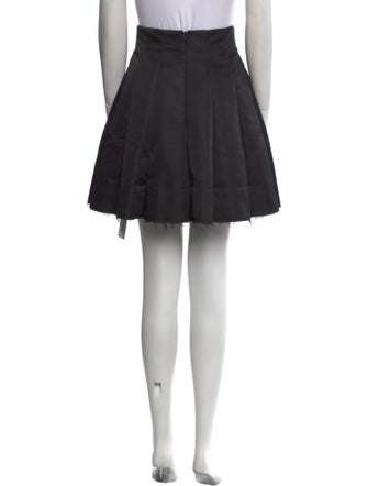 Shushu/tong Raw-Edge Trim Mini Skirt