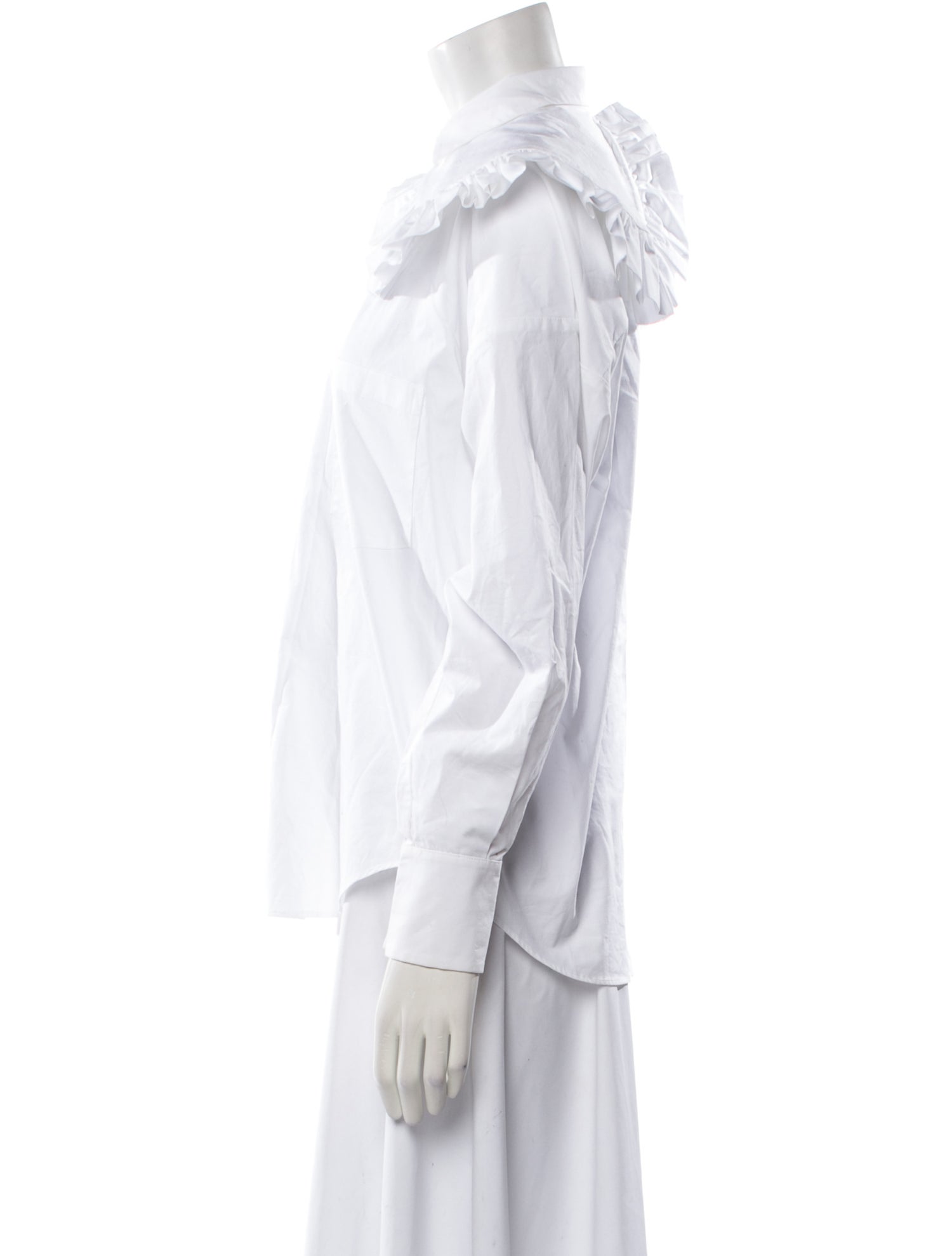 Shushu/tong Long Sleeve Button-Up Top