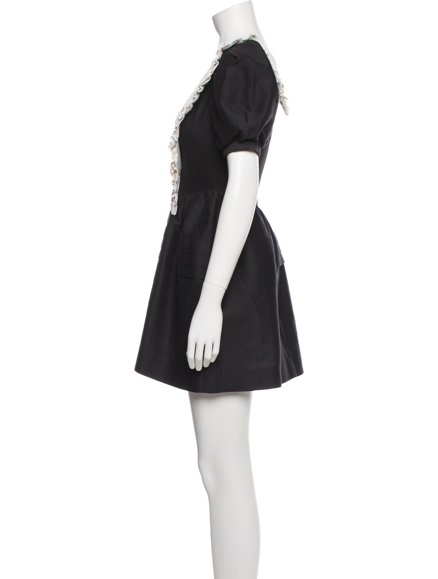 Shushu/tong Square Neckline Mini Dress