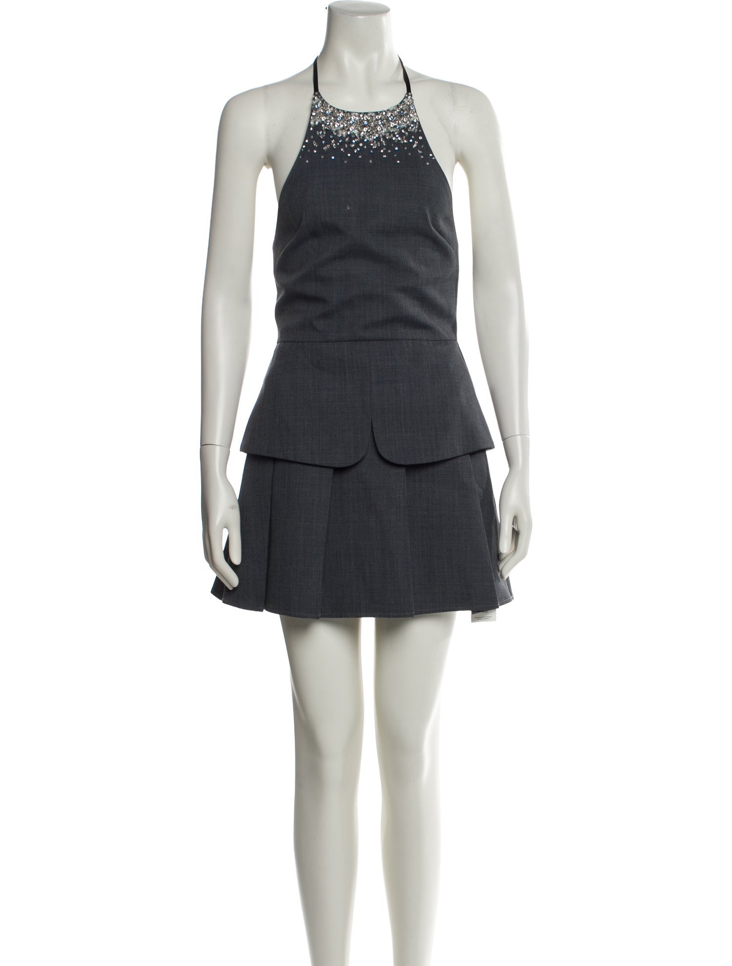 Shushu/tong Halterneck Mini Dress