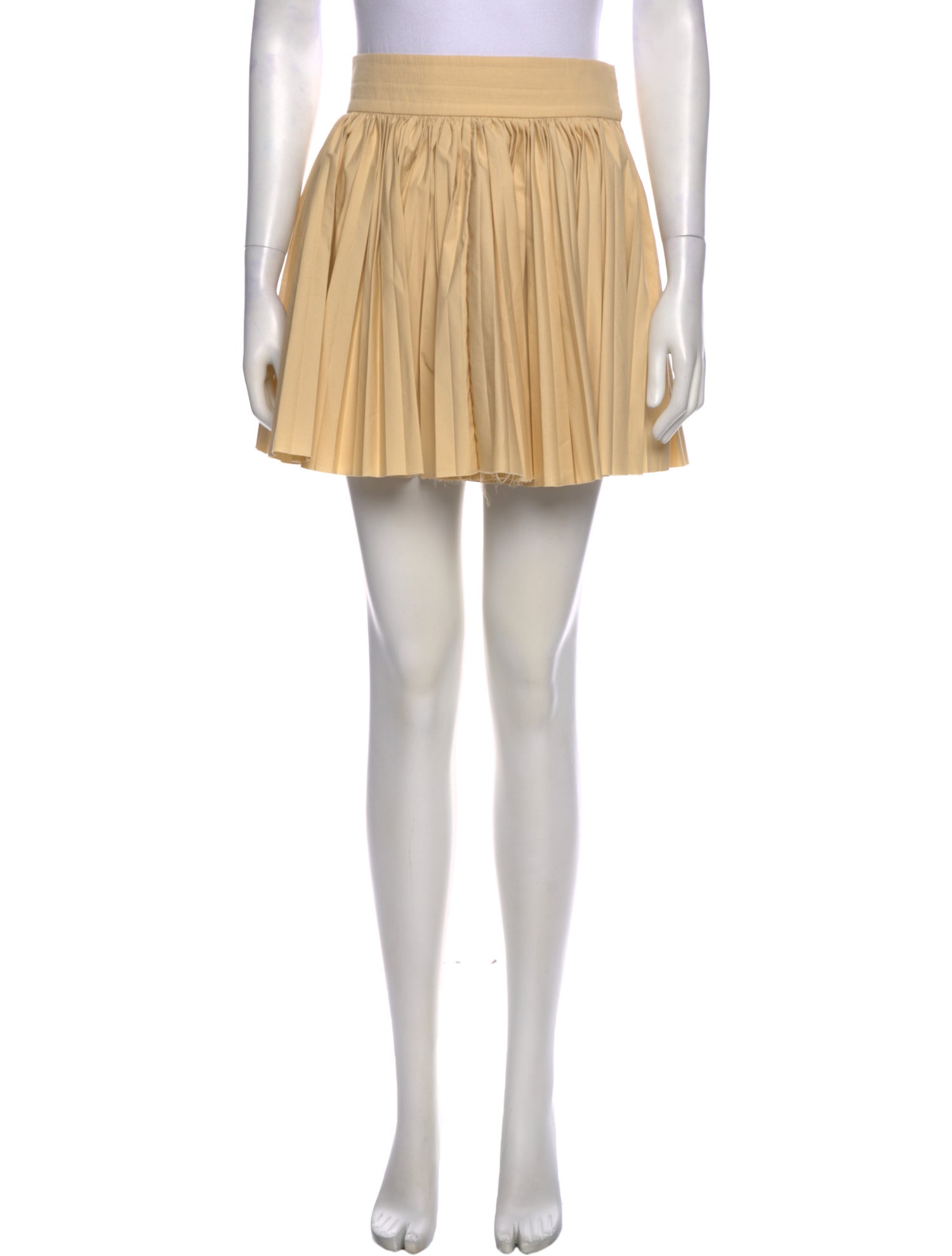 Shushu/tong Pleated Accents Skirt