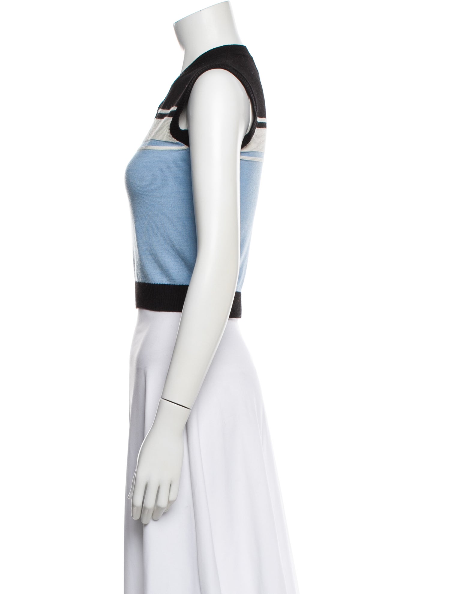 Shushu/tong Striped V-Neck Sweater