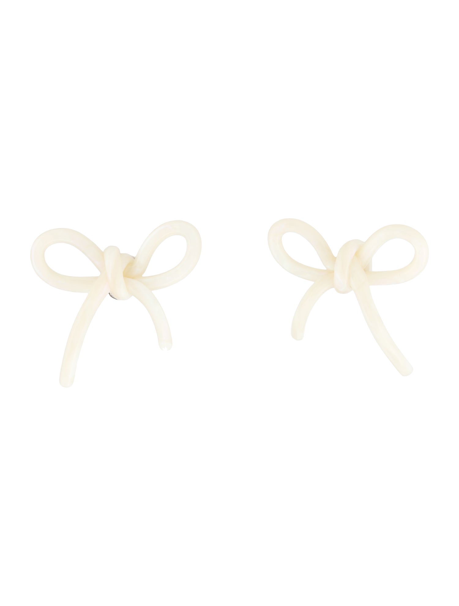 Shushu/tong YVMIN Edition Velvet Bow Earrings