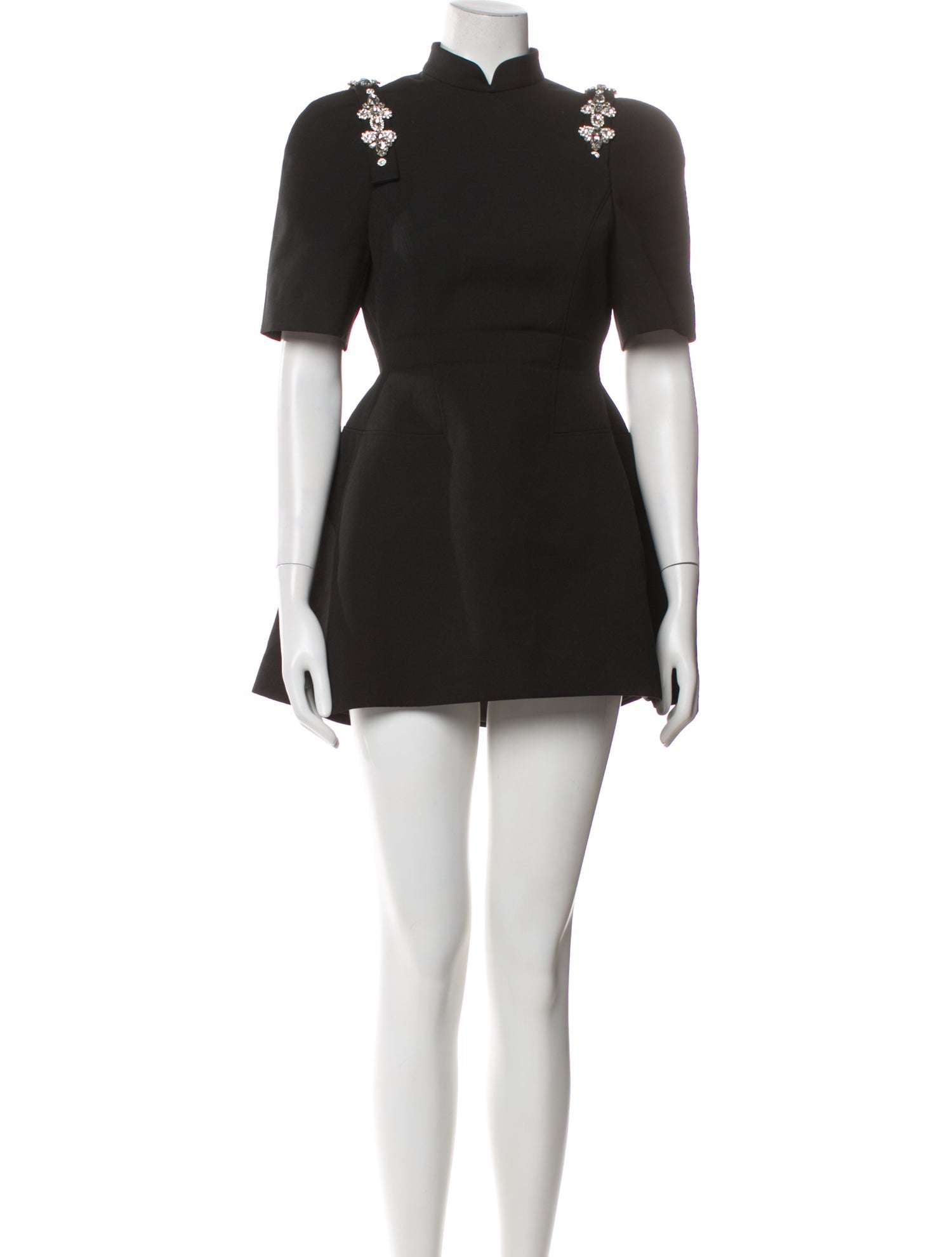 Shushu/tong Mock Neck Mini Dress