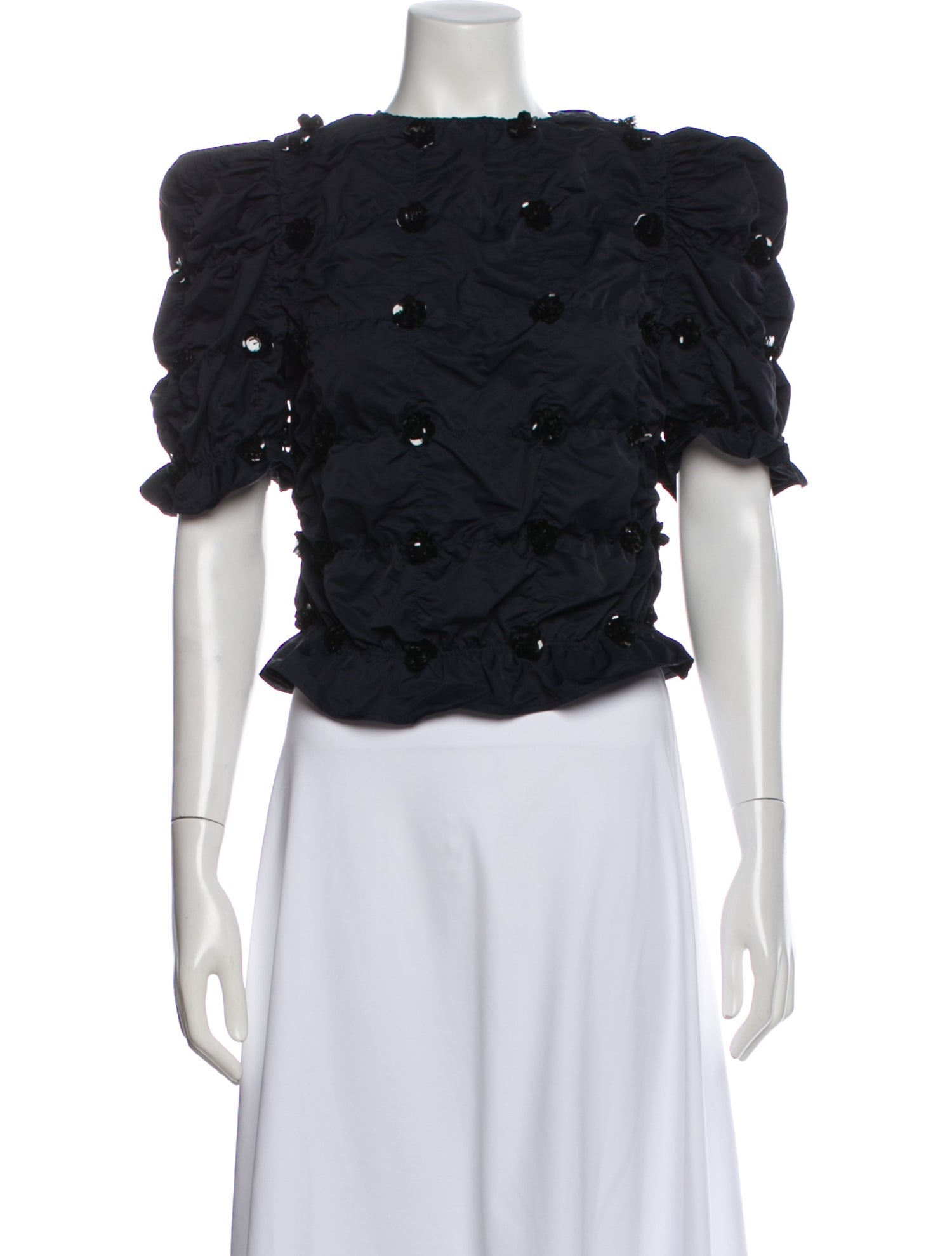 Shushu/tong Crew Neck Short Sleeve Top