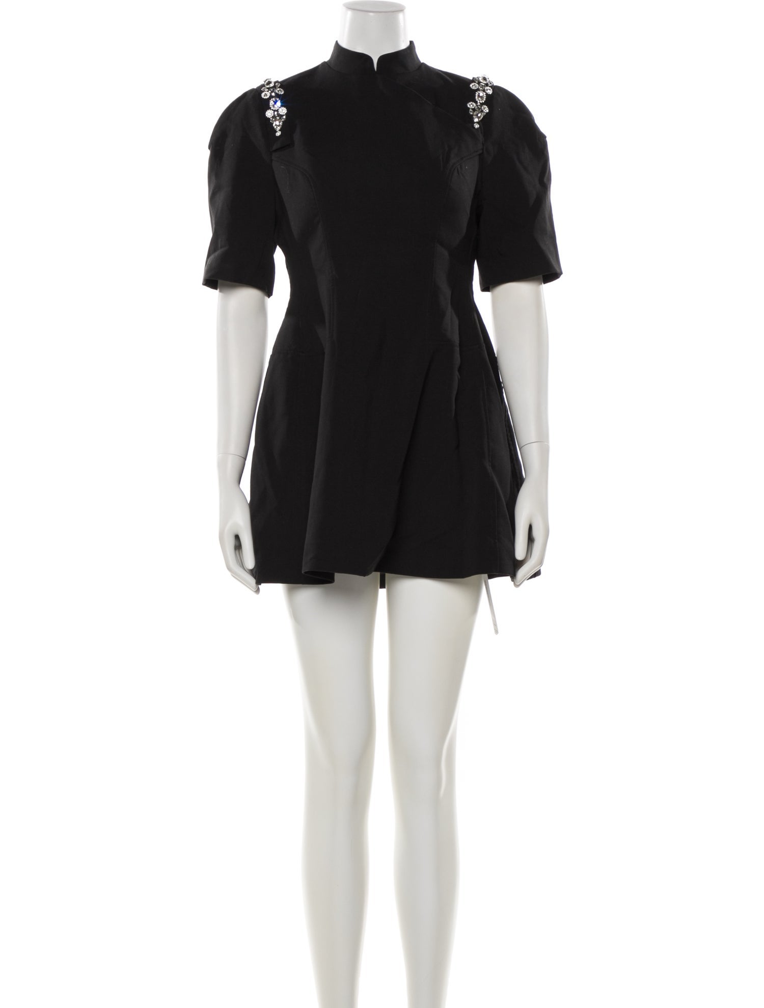 Shushu/tong Mock Neck Mini Dress