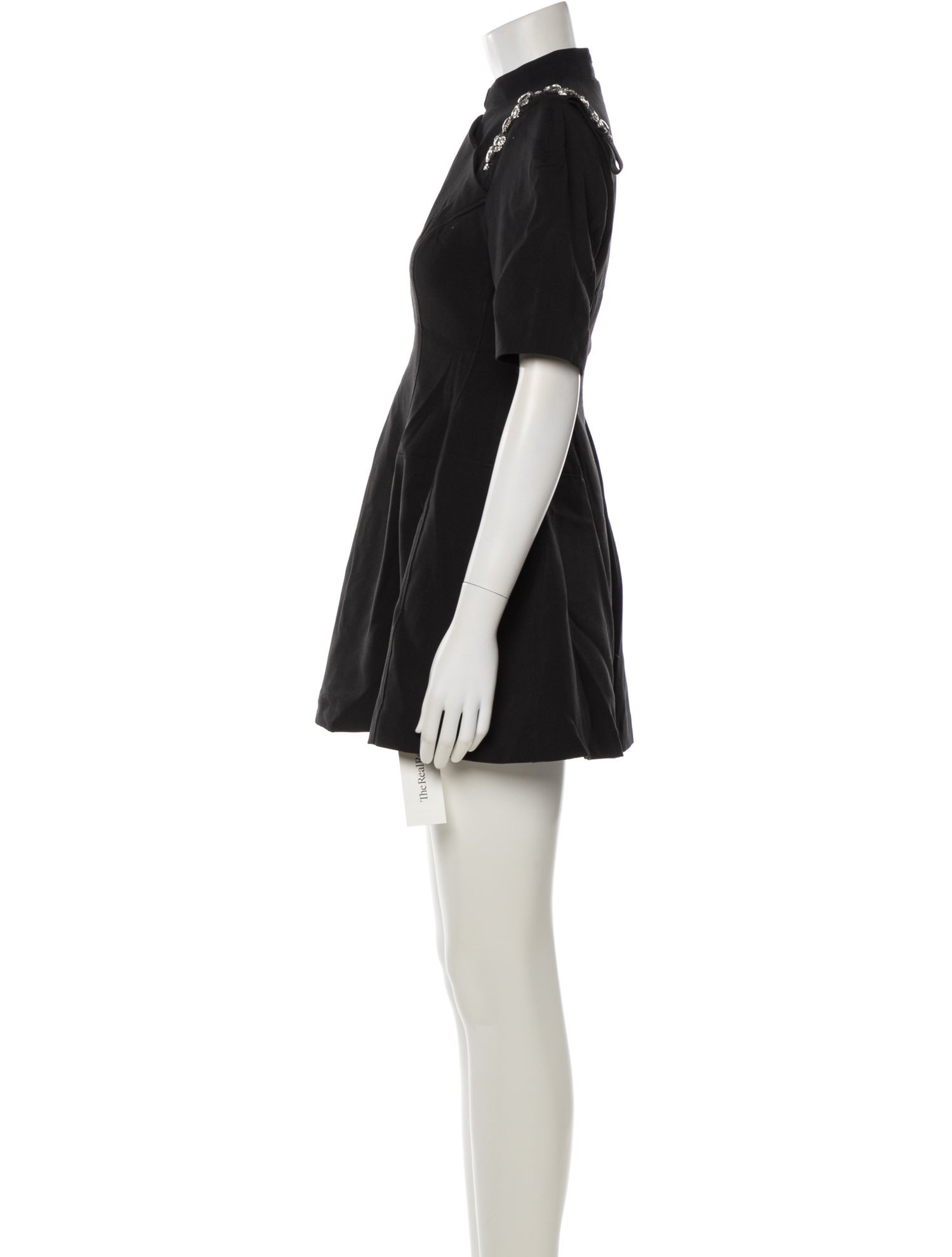 Shushu/tong Mock Neck Mini Dress
