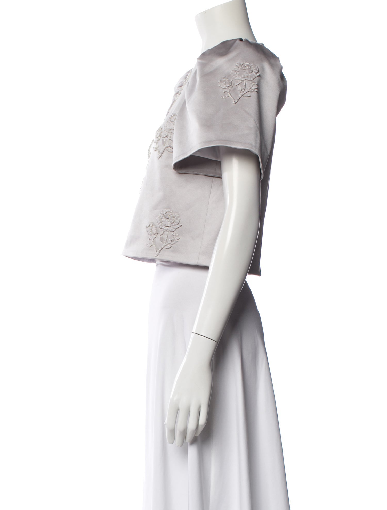 Shushu/tong Floral Print Crew Neck Top w/ Tags