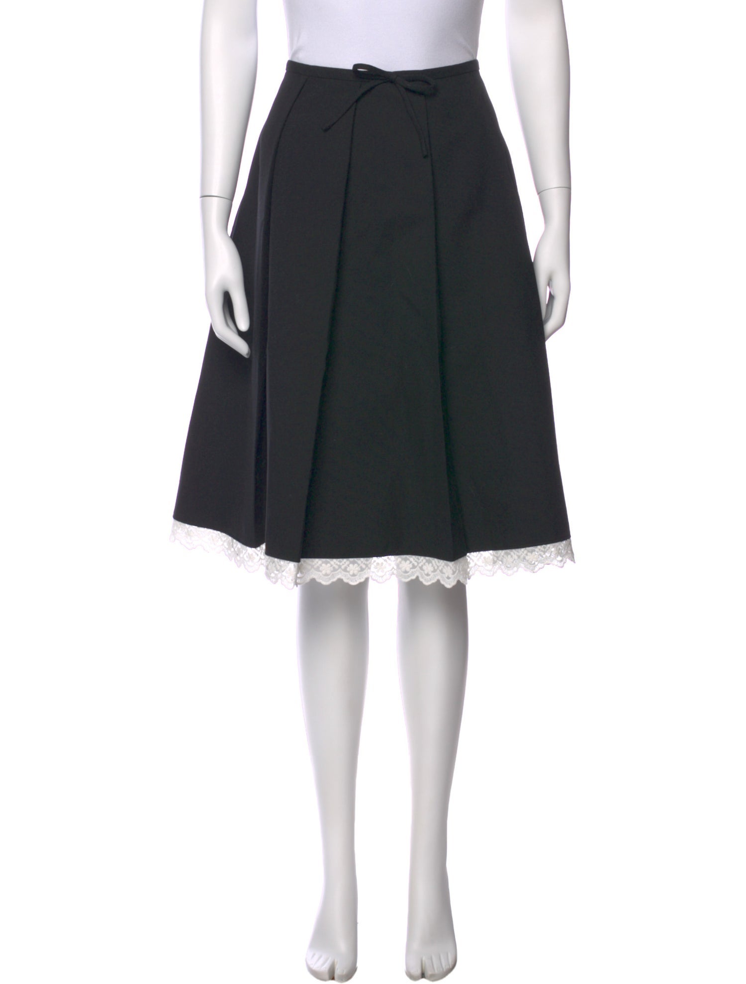 Shushu/tong Wool Knee-Length Skirt