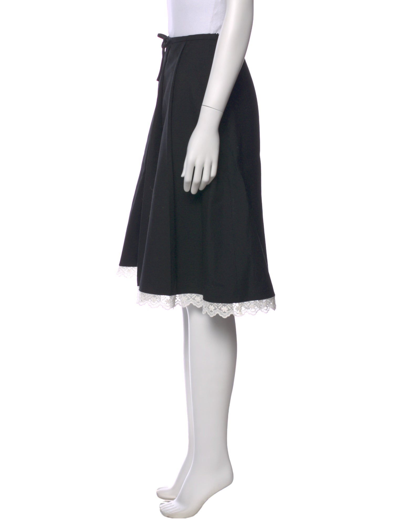 Shushu/tong Wool Knee-Length Skirt