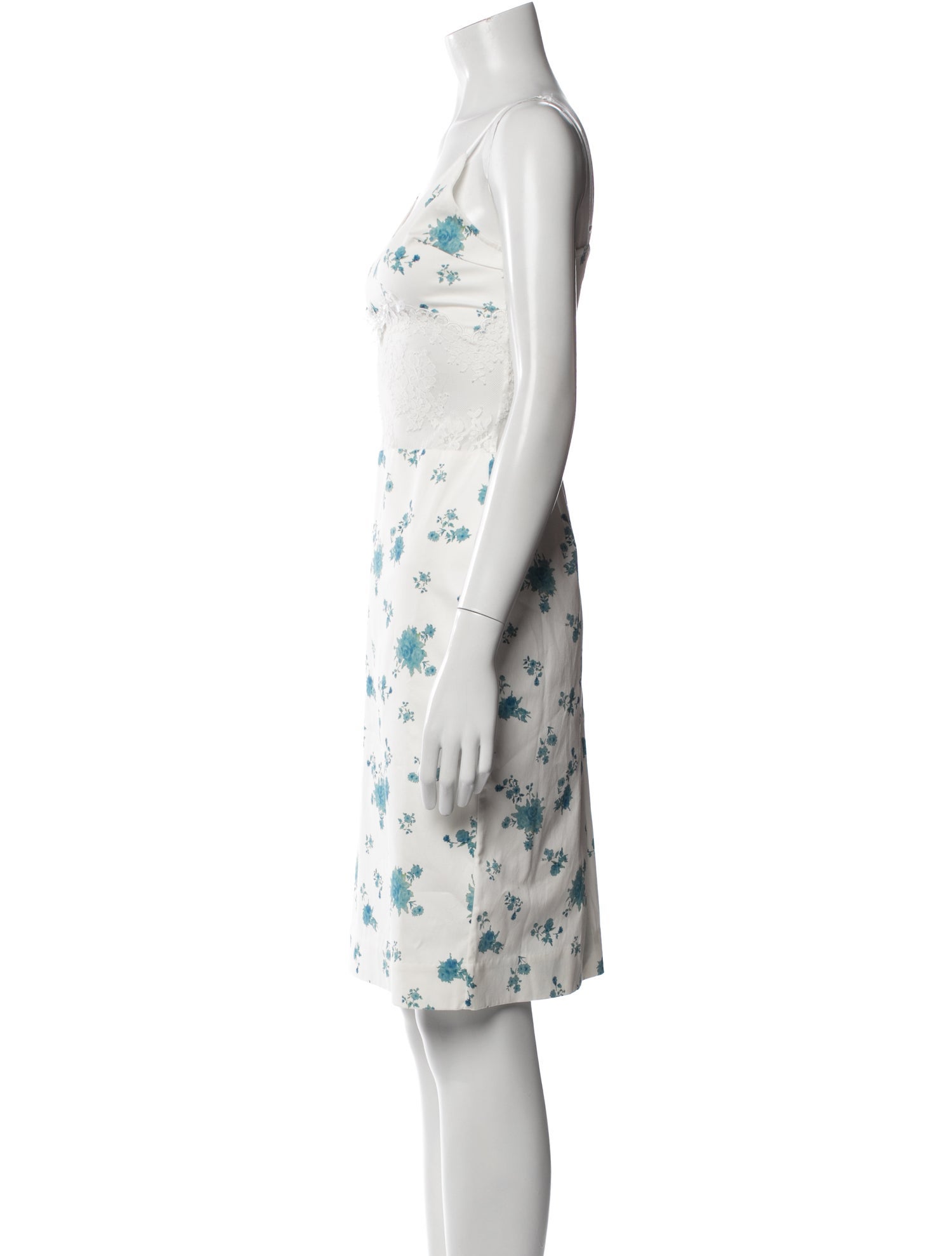 Shushu/tong Floral Print Knee-Length Dress