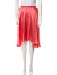 Silk Roads by Adriana Iglesias Silk Knee-Length Skirt