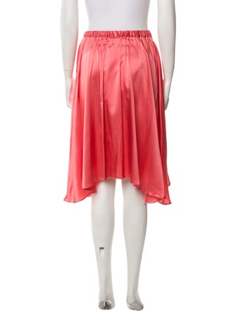 Silk Roads by Adriana Iglesias Silk Knee-Length Skirt