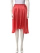 Silk Roads by Adriana Iglesias Silk Knee-Length Skirt
