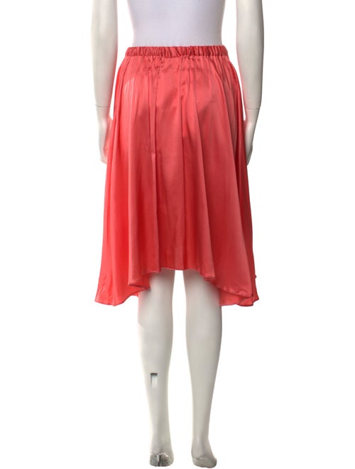 Silk Roads by Adriana Iglesias Silk Knee-Length Skirt