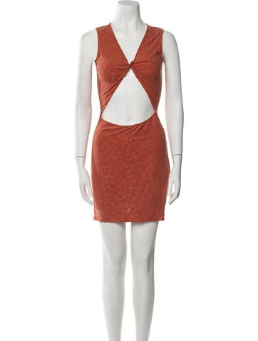 Silk Roads by Adriana Iglesias Dresses V-Neck Mini Dress M