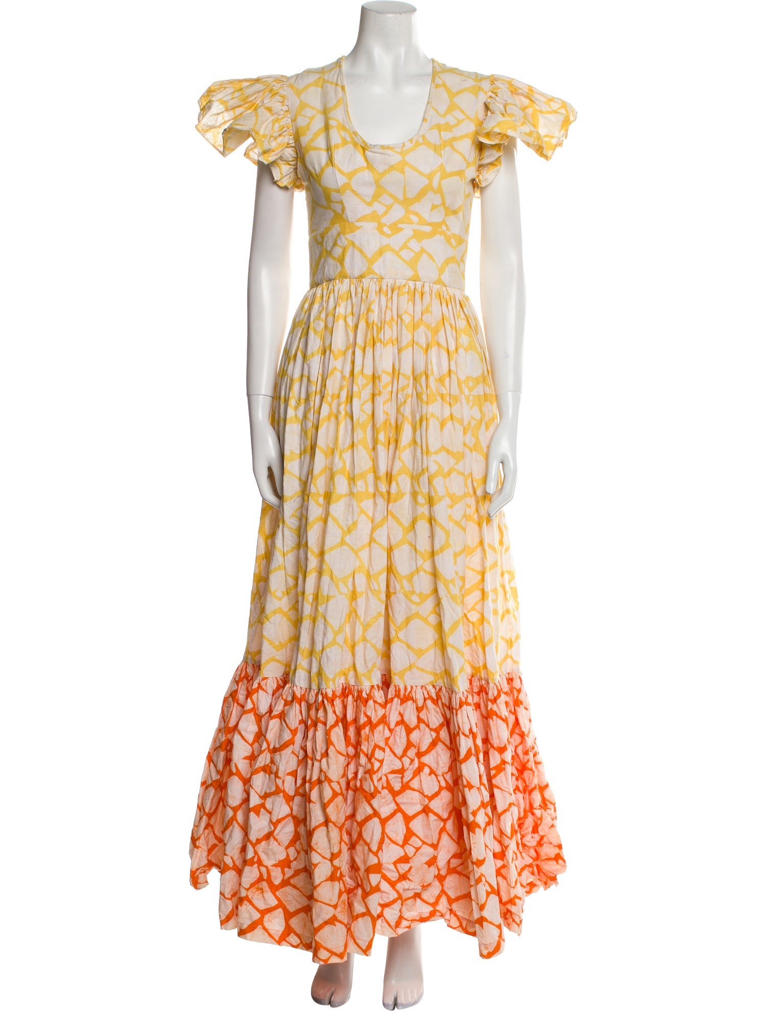 Sika Printed Long Dress