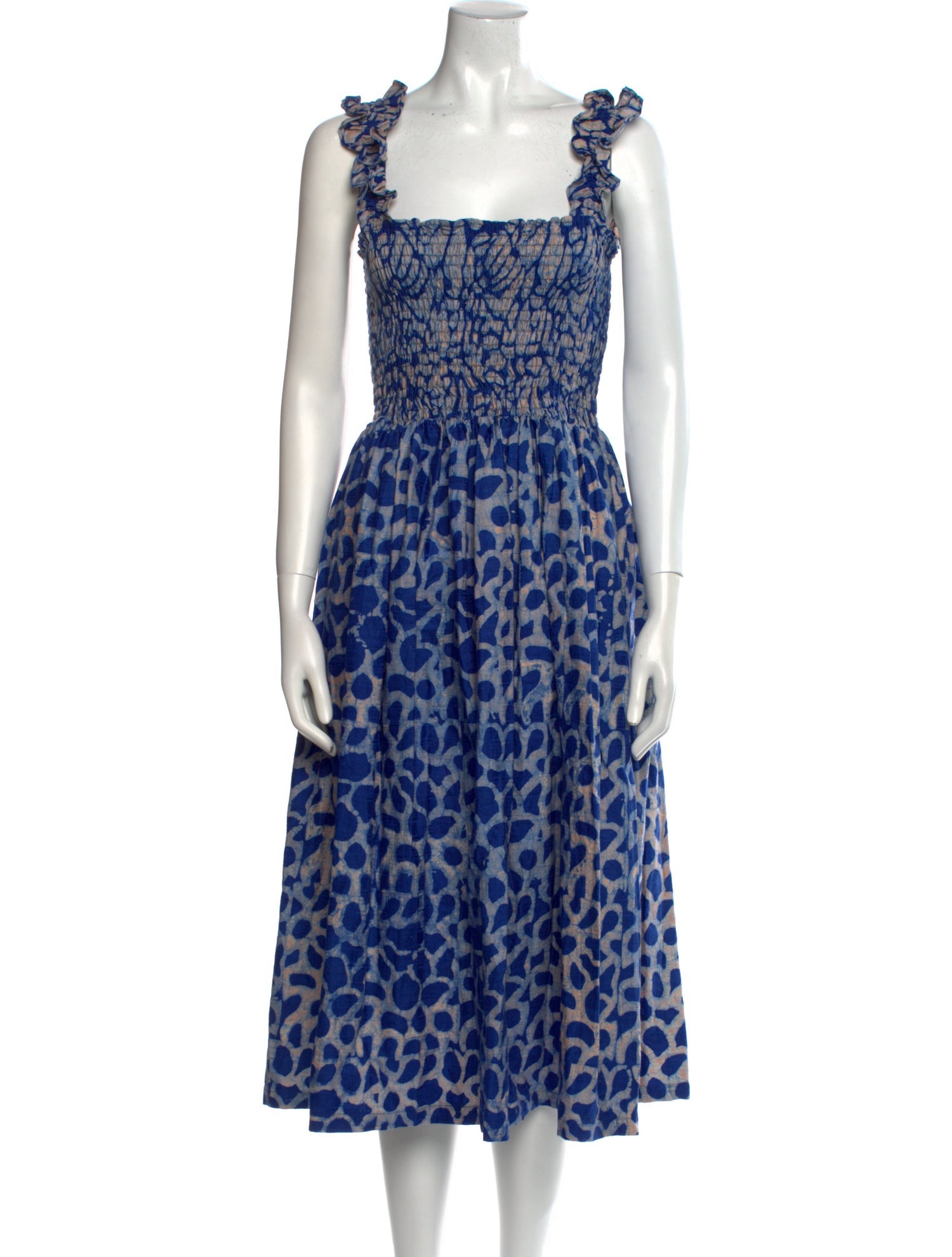 Sika Printed Midi Length Dress