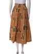 Sika Printed Midi Length Skirt