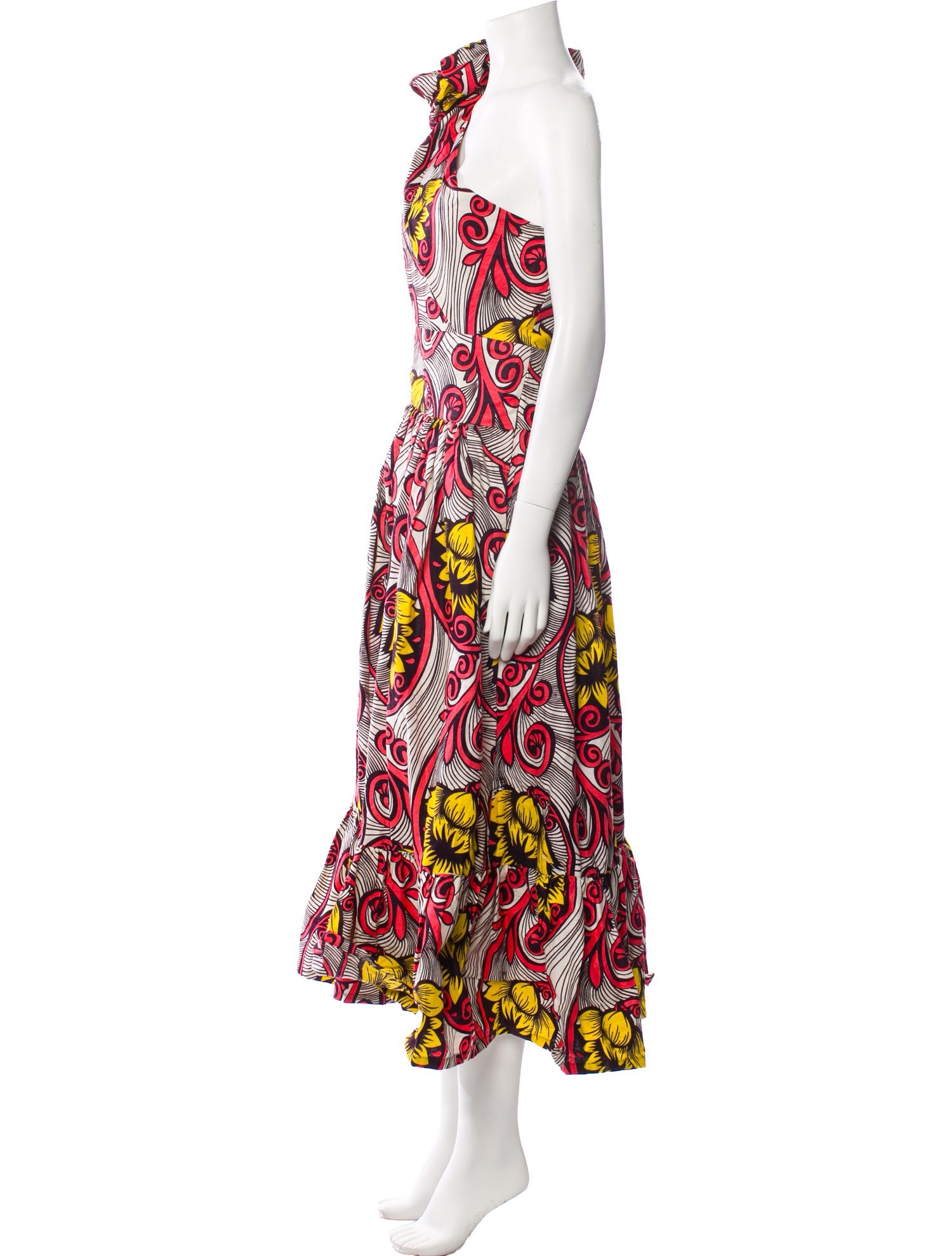 Sika Printed Long Dress