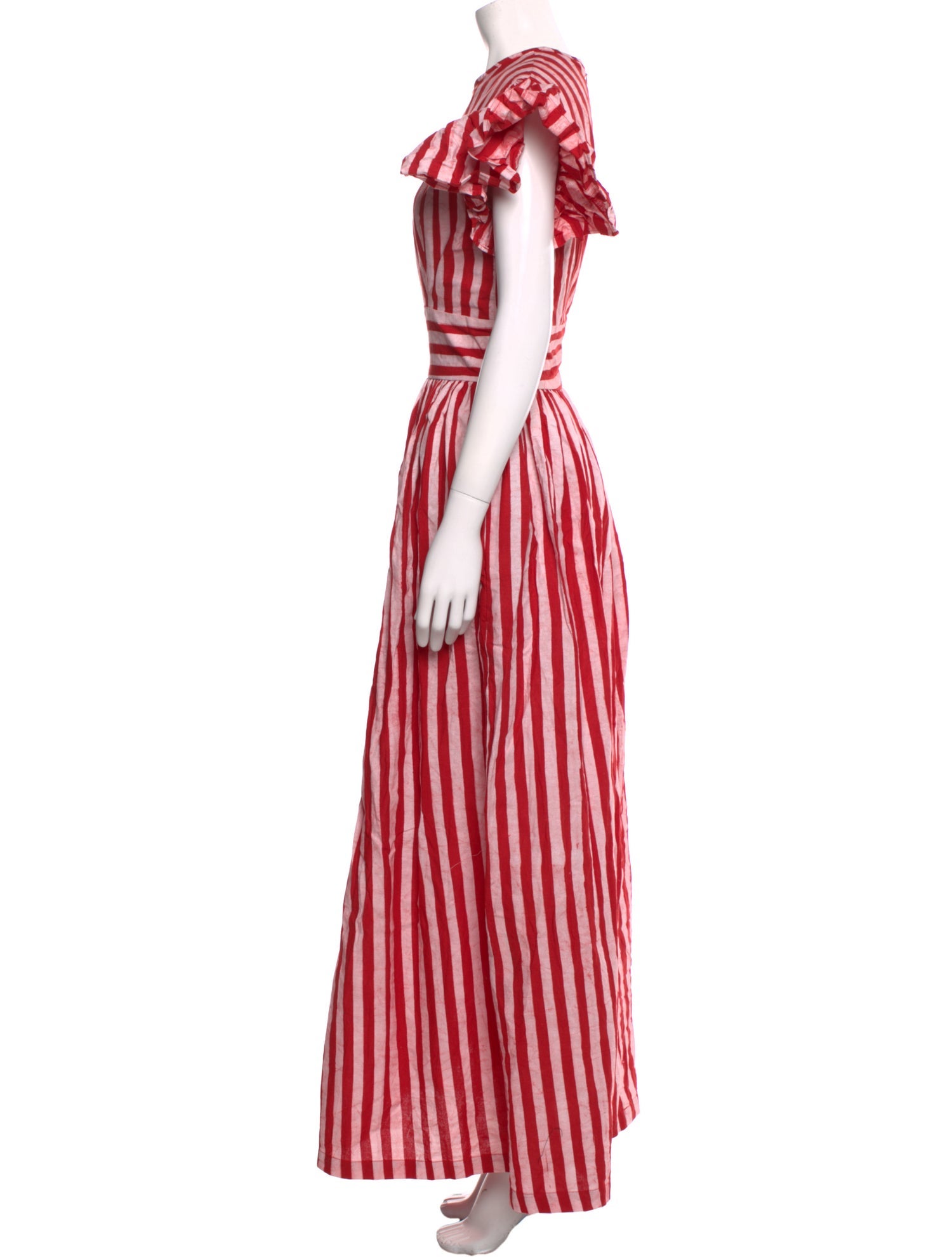 Sika Striped Long Dress