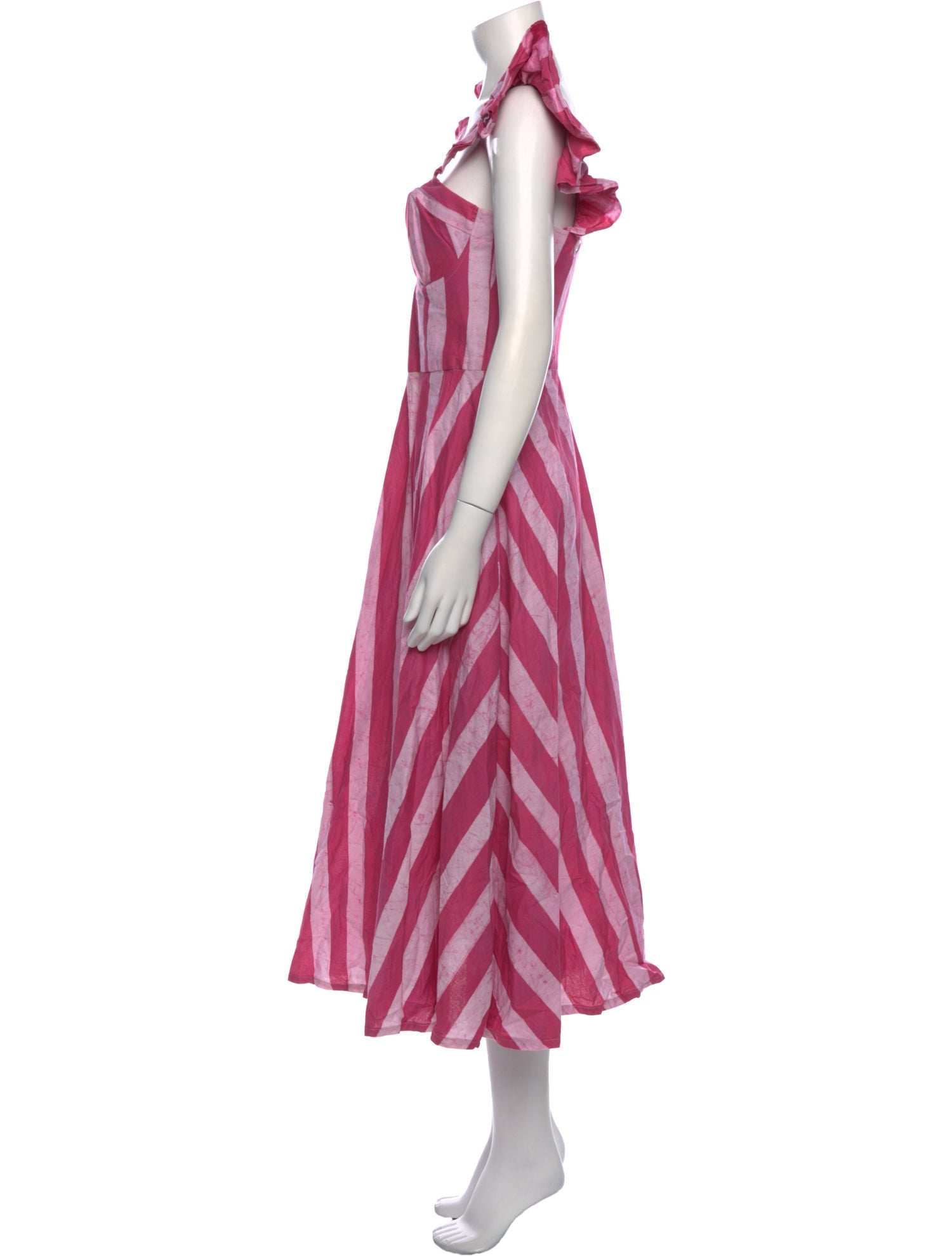 Sika Striped Long Dress