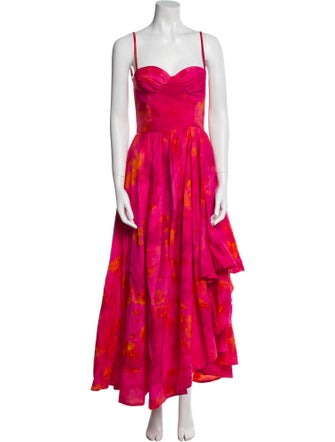 Sika Square Neckline Long Dress