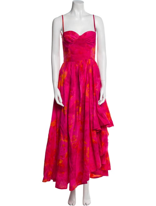 Sika Square Neckline Long Dress