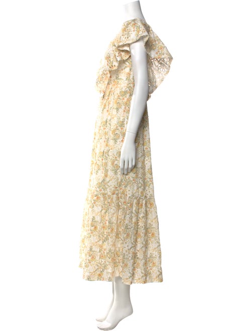 Saison Floral Print Long Dress