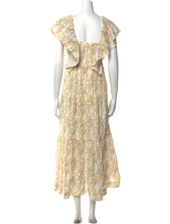 Saison Floral Print Long Dress