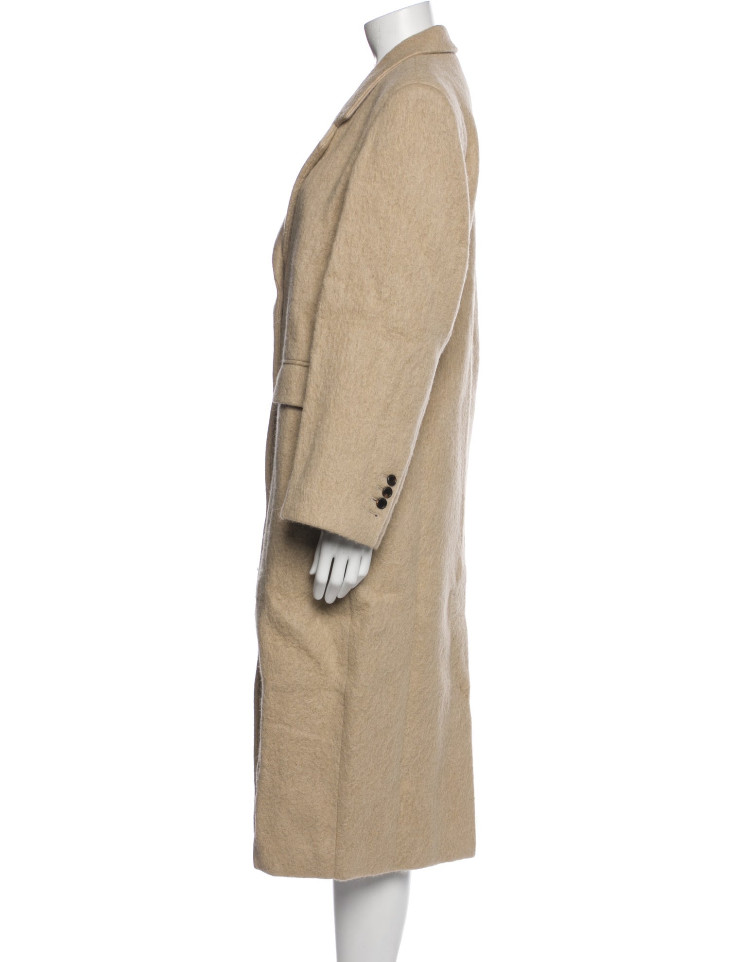 Saison Wool Faux Fur Coat