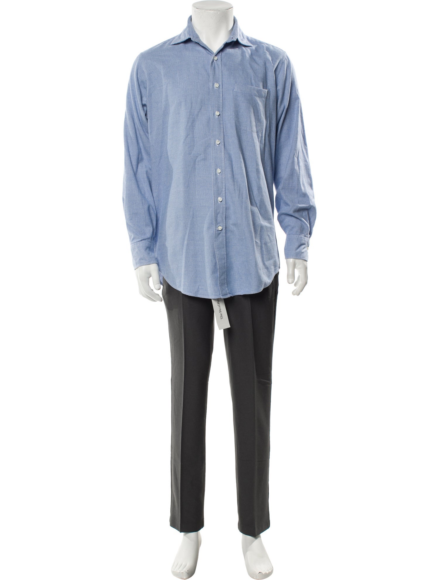 Sid Mashburn Plaid Print Long Sleeve Dress Shirt