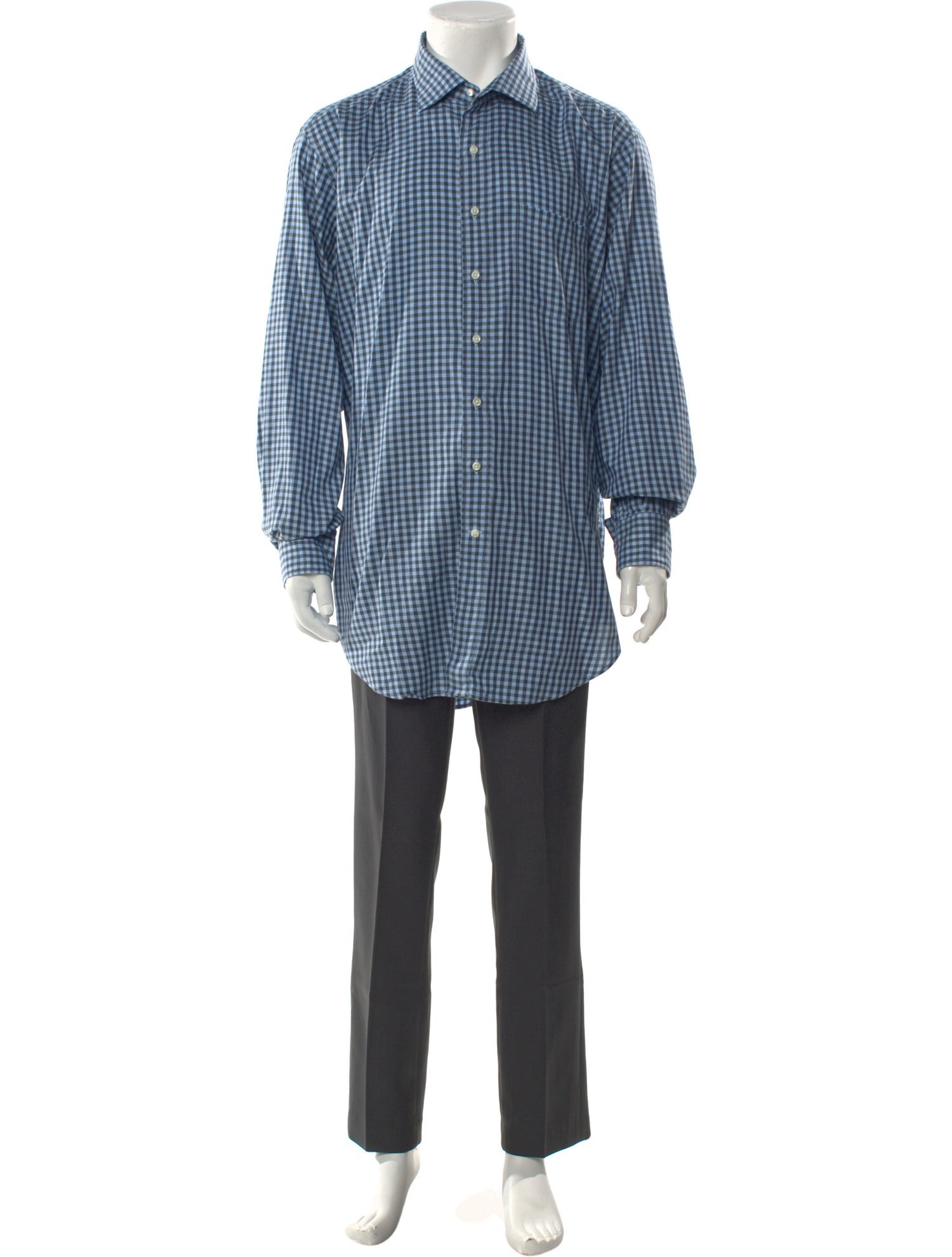 Sid Mashburn Plaid Print Long Sleeve Shirt