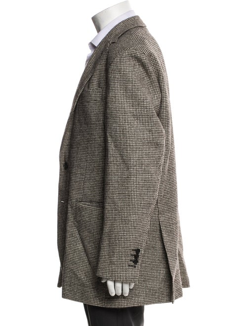 Sid Mashburn Wool Houndstooth Print Blazer