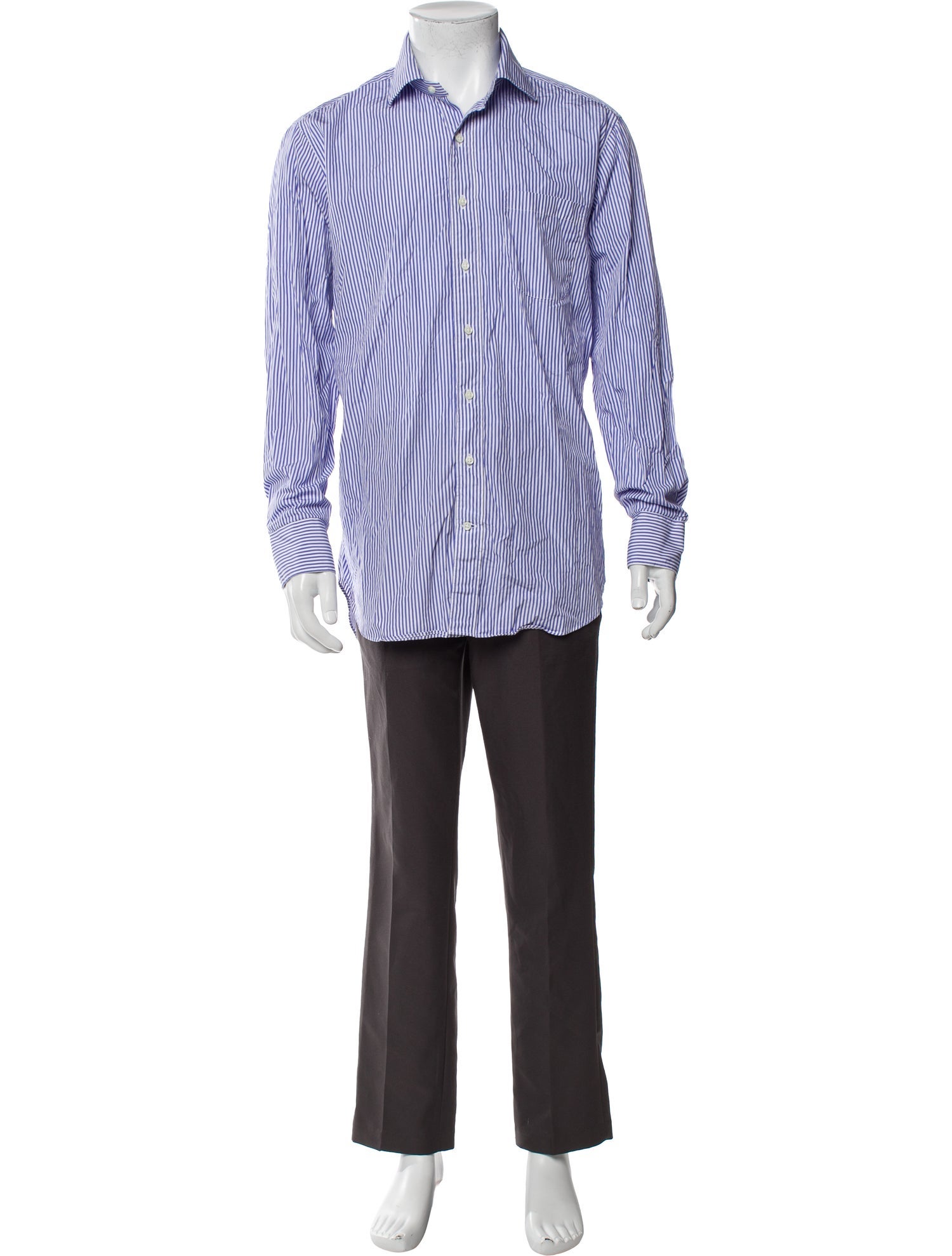 Sid Mashburn Striped Long Sleeve Shirt