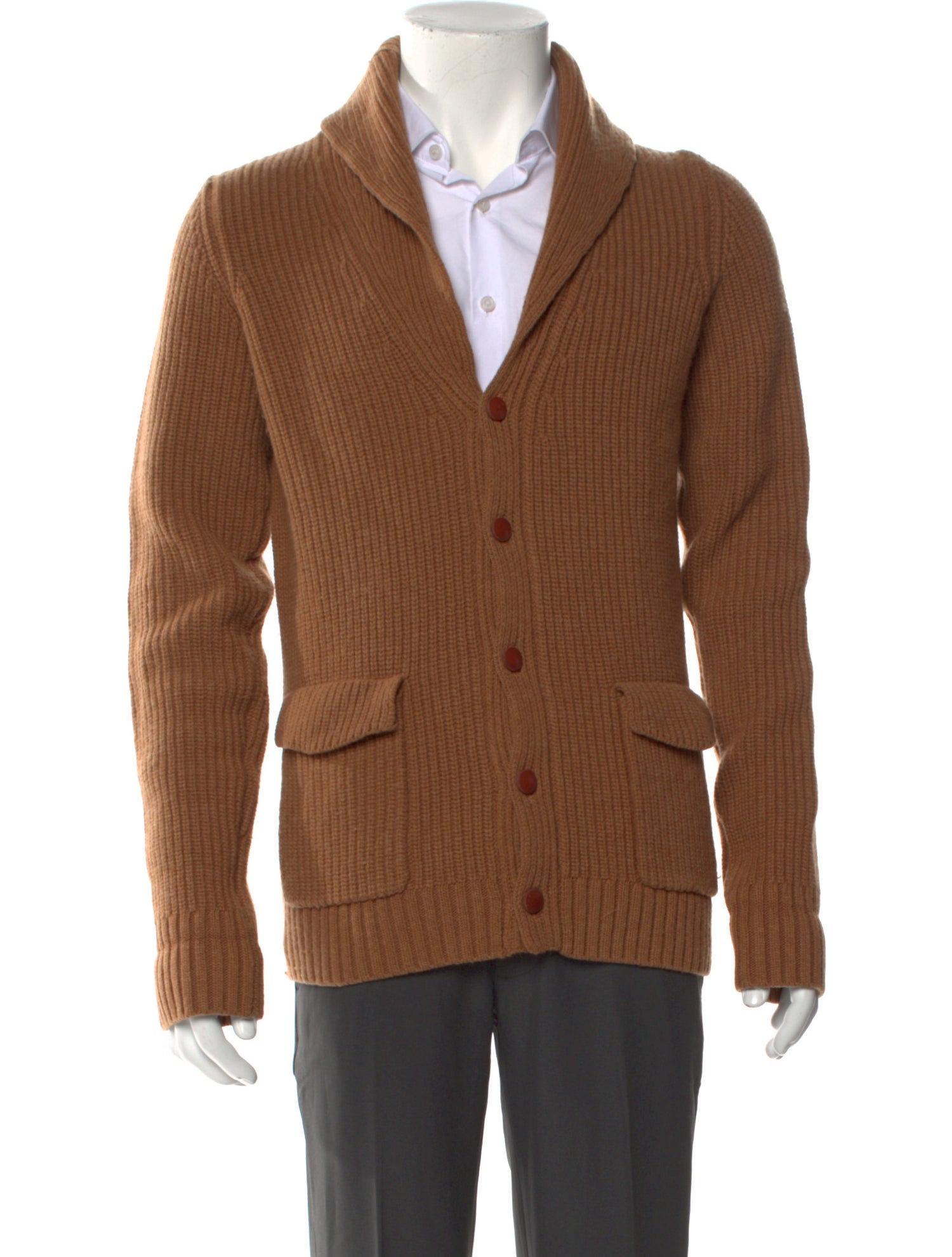 Sid Mashburn Wool V-Neck Cardigan