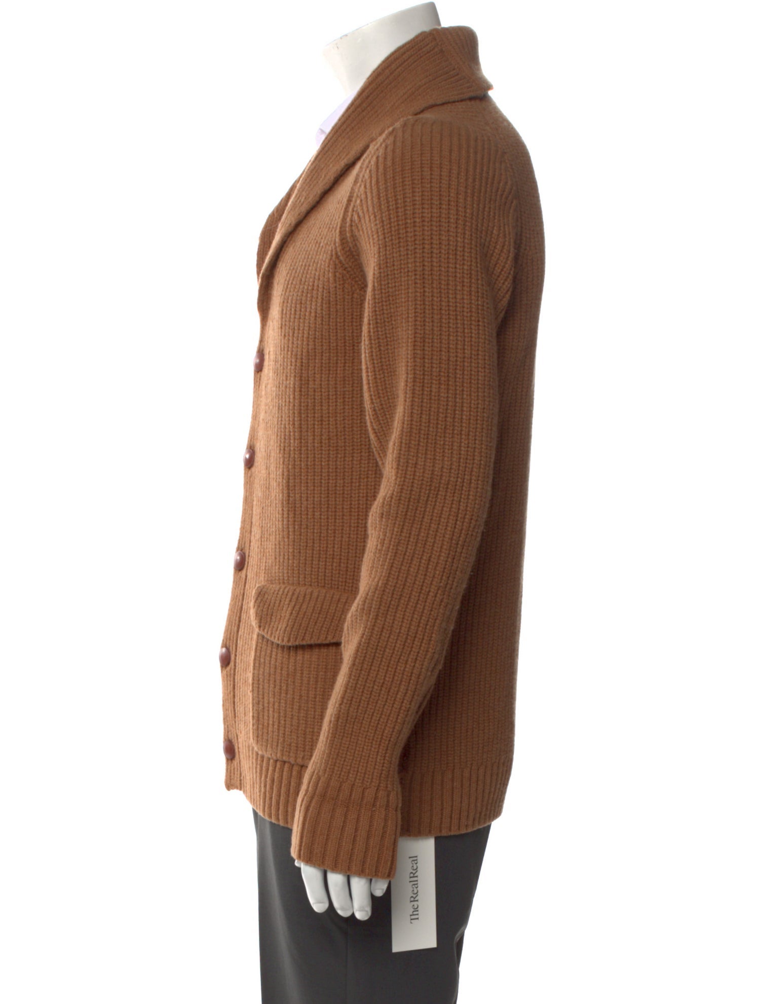 Sid Mashburn Wool V-Neck Cardigan