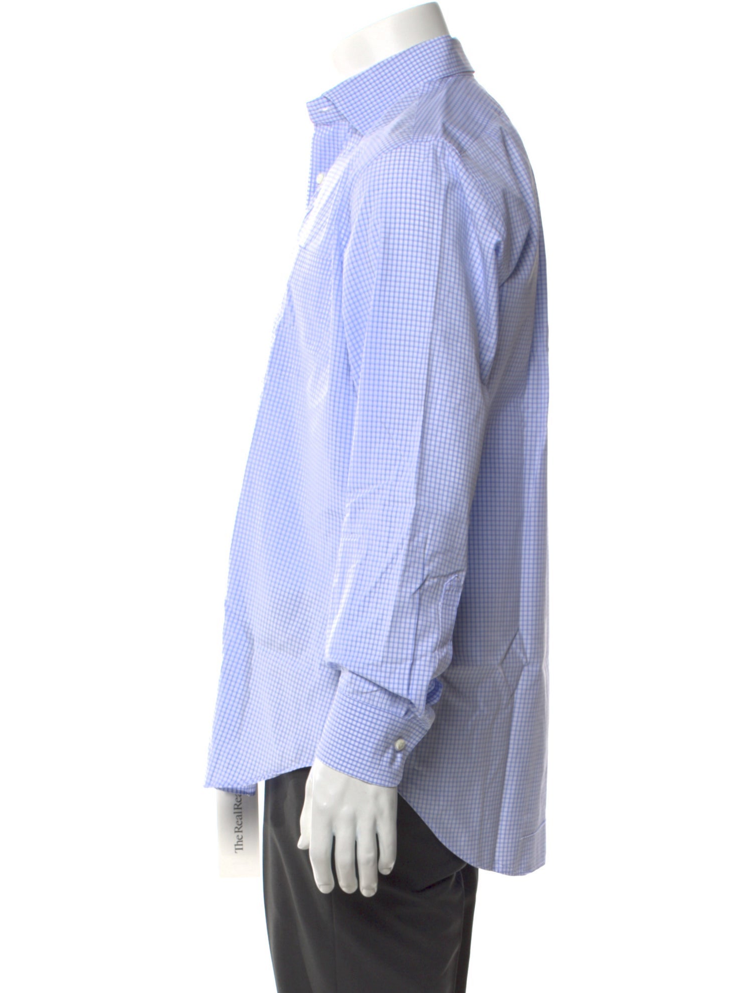 Sid Mashburn Plaid Print Long Sleeve Dress Shirt