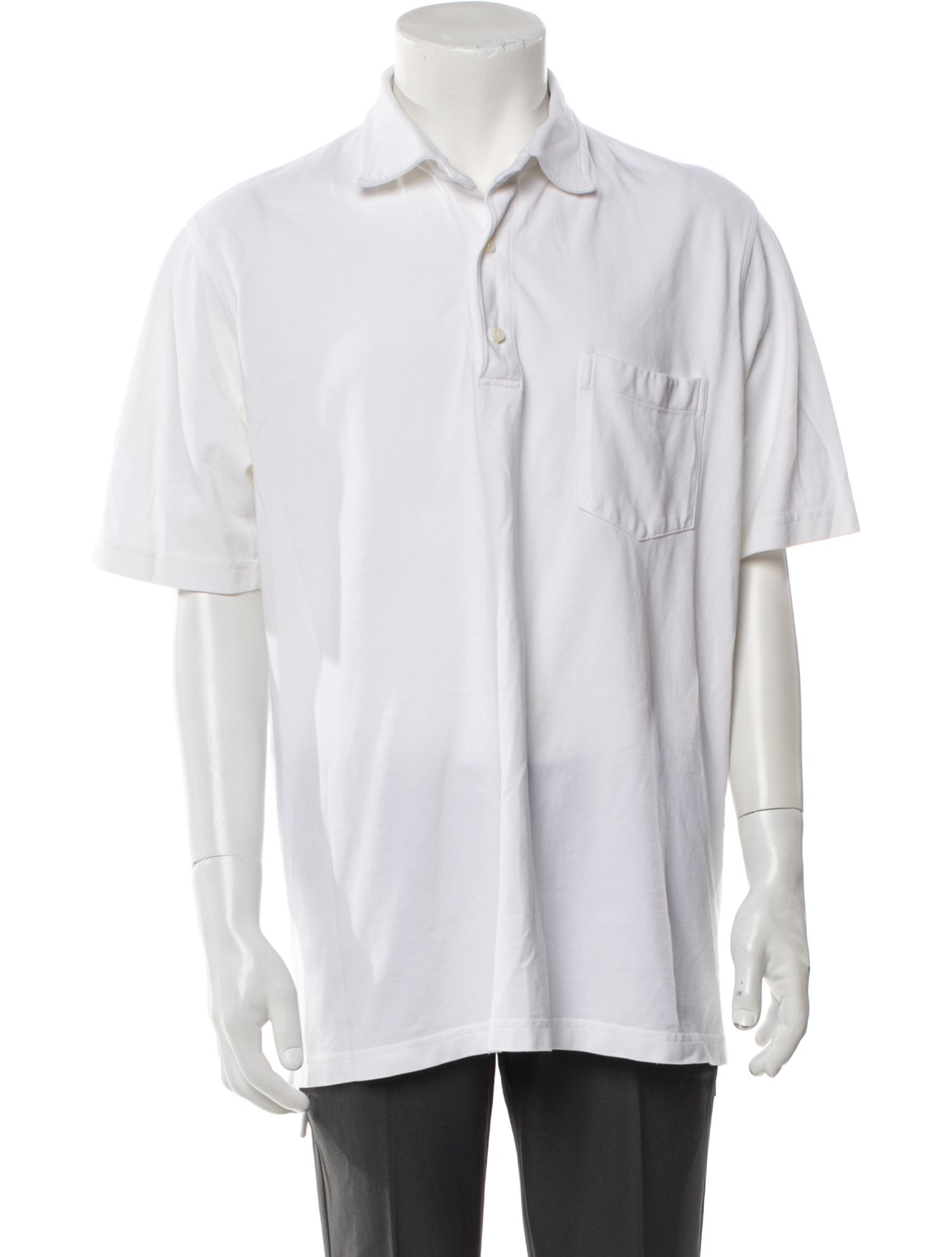 Sid Mashburn Collar Short Sleeve Polo Shirt