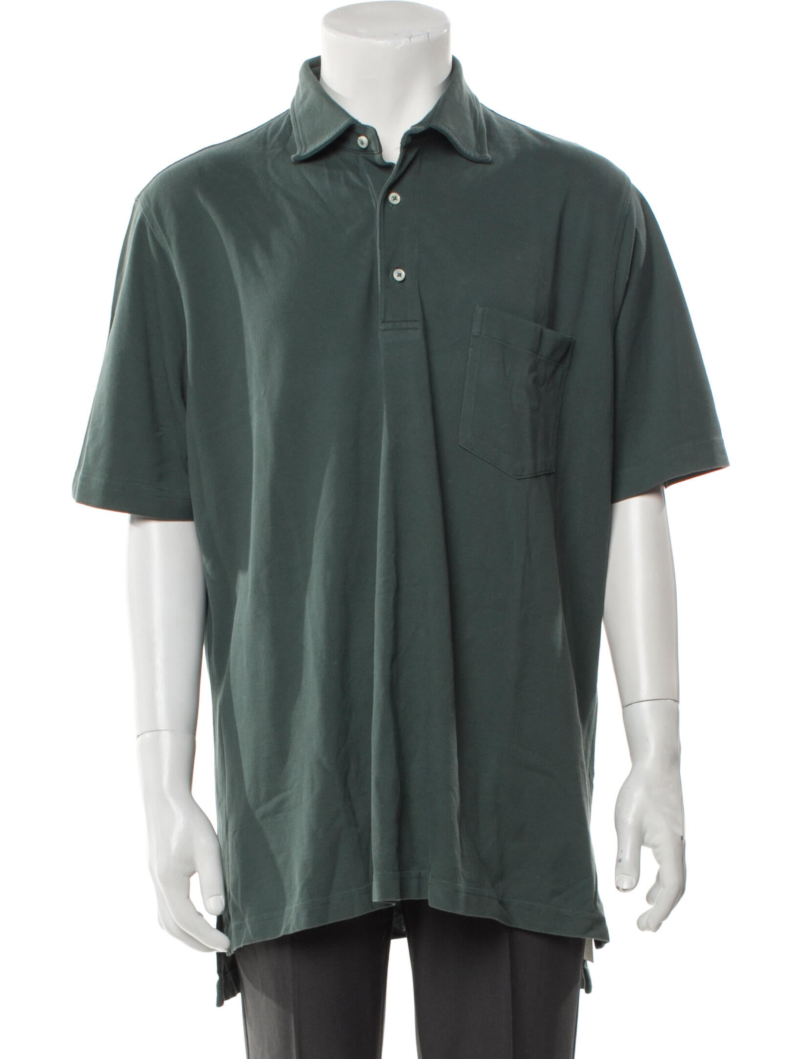 Sid Mashburn Collar Short Sleeve Polo Shirt