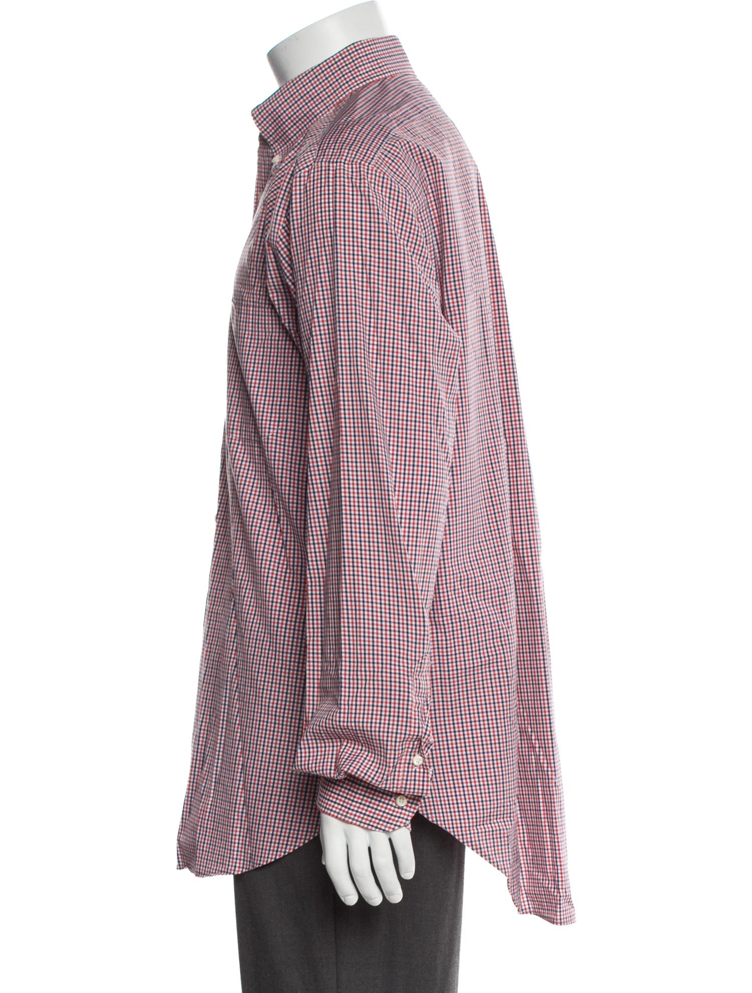 Sid Mashburn Plaid Print Long Sleeve Shirt