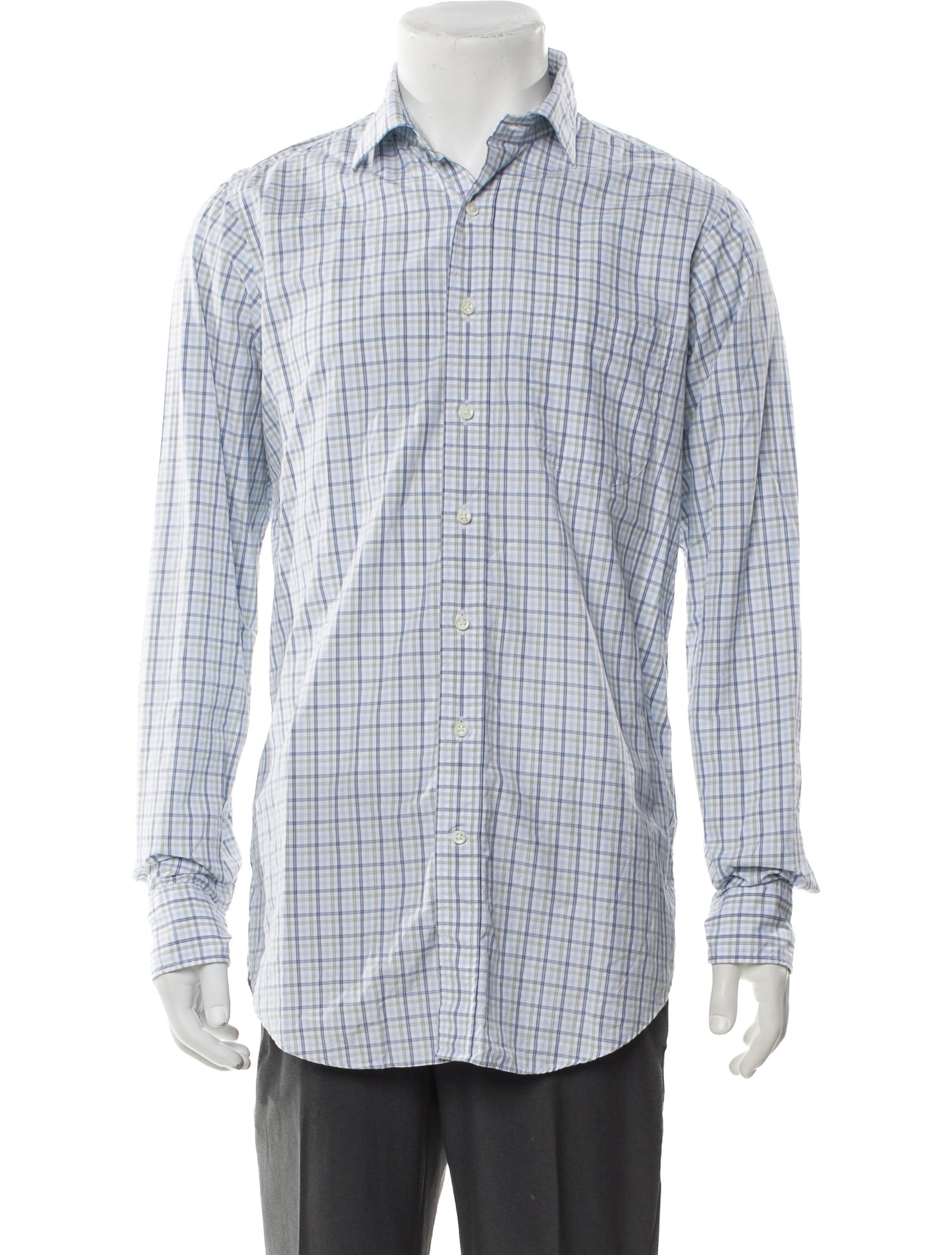 Sid Mashburn Plaid Print Long Sleeve Shirt