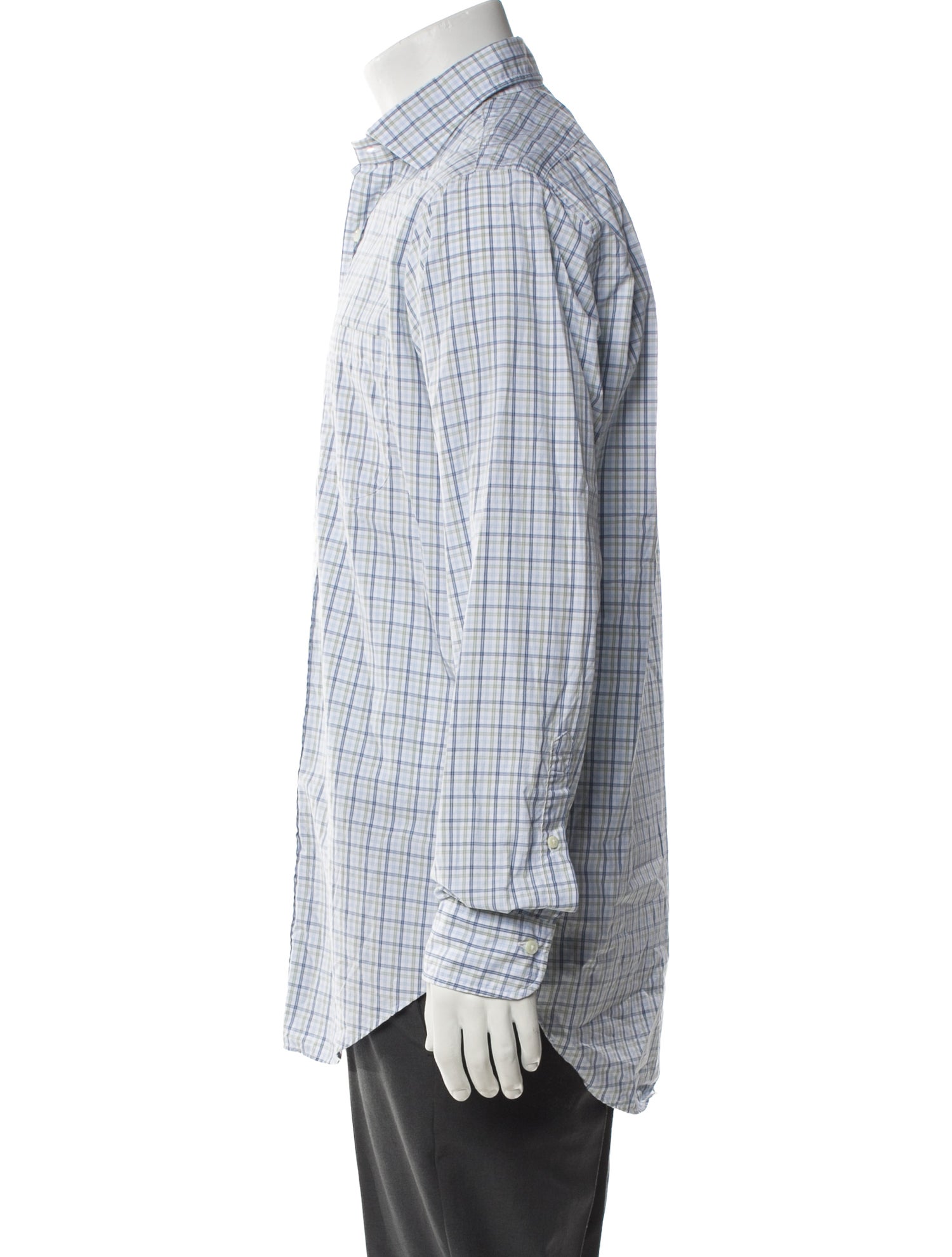 Sid Mashburn Plaid Print Long Sleeve Shirt