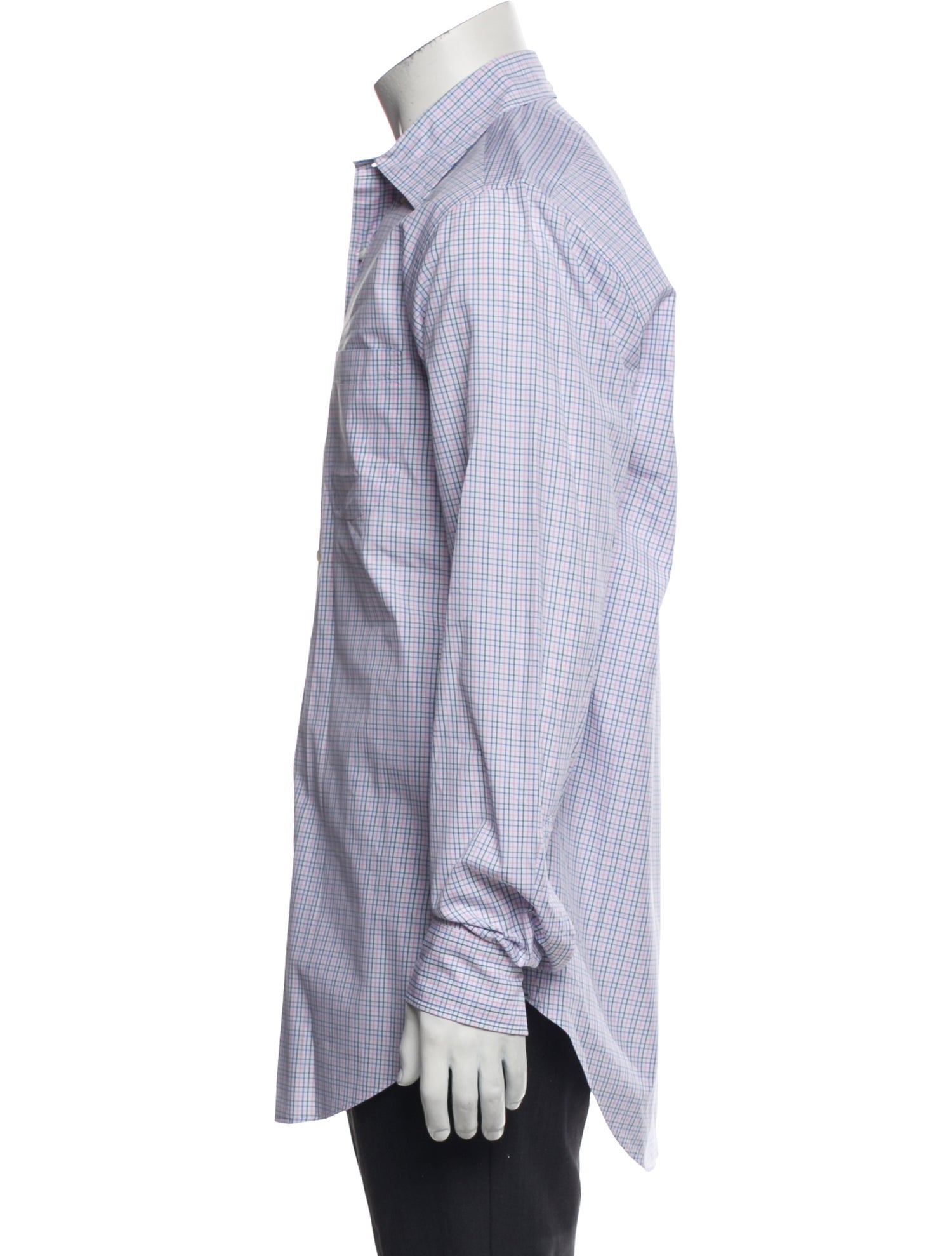 Sid Mashburn Plaid Print Long Sleeve Shirt