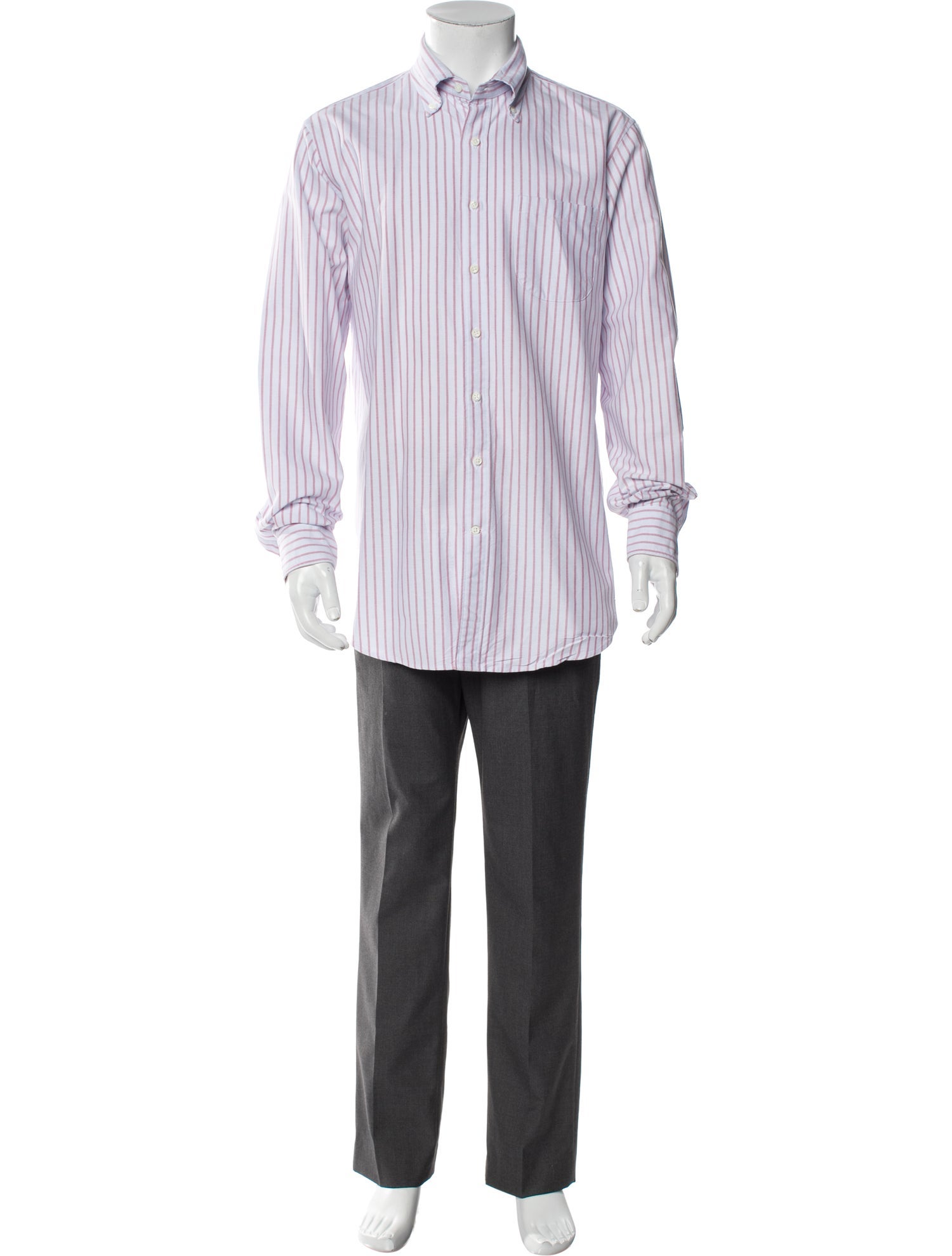 Sid Mashburn Striped Long Sleeve Dress Shirt