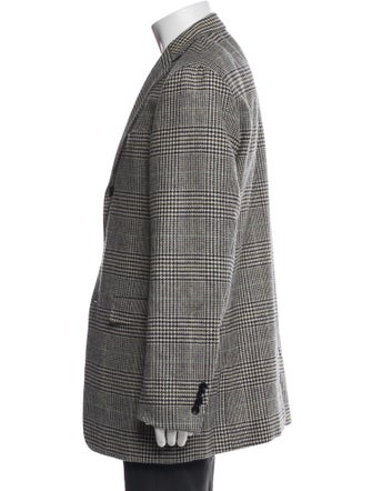 Sid Mashburn Wool Houndstooth Print Blazer