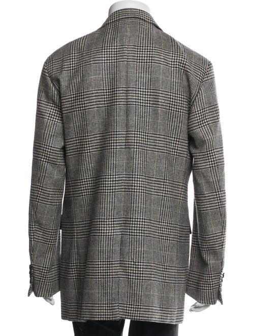 Sid Mashburn Wool Houndstooth Print Blazer